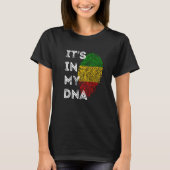 Het zit in mijn DNA Rasta Reggae Roots Jamaican Pr T-shirt (Voorkant)
