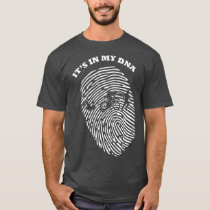 Het zit in mijn DNA riathlon, vingerafdruk T-shirt