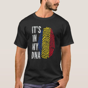 Het Zit In Mijn Dna Roemeense Vlag Roemeens T-shirt