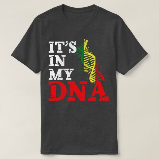 Het zit in mijn DNA Senegal T-shirt (Design voorkant)