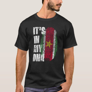 Het zit in mijn DNA Surinaamse vlag T-shirt