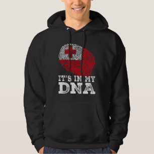 Het zit in mijn dna Tonga-vingerafdruk Hoodie