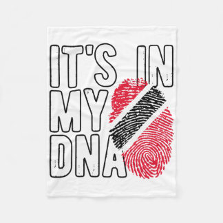 Het Zit In Mijn Dna Trinidad En Tobygo Vlag Trots  Fleece Deken