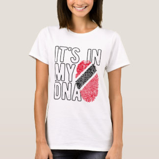 Het Zit In Mijn Dna Trinidad En Tobygo Vlag Trots  T-shirt