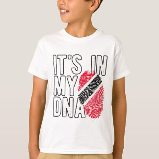 Het Zit In Mijn Dna Trinidad En Tobygo Vlag Trots  T-shirt