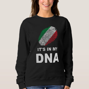 Het Zit In Mijn Dna Vingerafdruk Italiaanse Landen Trui