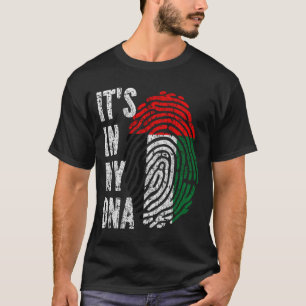 HET ZIT IN MIJN DNA Vlag van de Verenigde Arabisch T-shirt