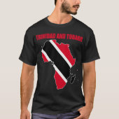 Het zit in mijn DNA-vlag van Trinidad en Tobago. T-shirt (Voorkant)