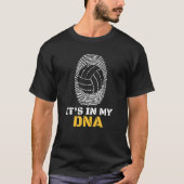 Het zit in mijn DNA water polospeler T-shirt (Voorkant)
