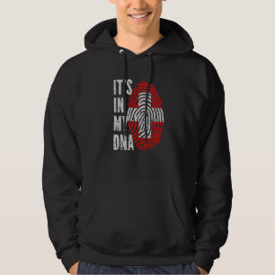 Het Zit In Mijn Dna Zwitserland Vlag Zwitsers Hoodie