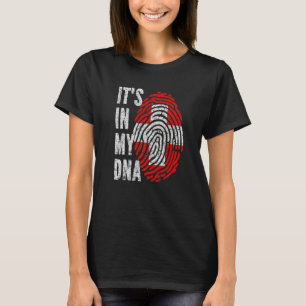 Het Zit In Mijn Dna Zwitserland Vlag Zwitsers T-shirt