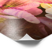 Het zit vol bloemen foto afdruk (Hoek)