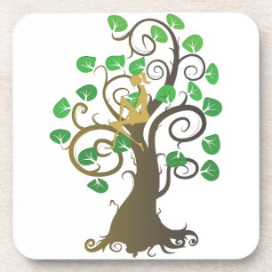 Het zitten in Boom Drankjes Onderzetter