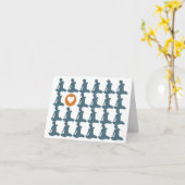 Het zitten op de Kaarten van de Liefde van de (Gele Bloem)