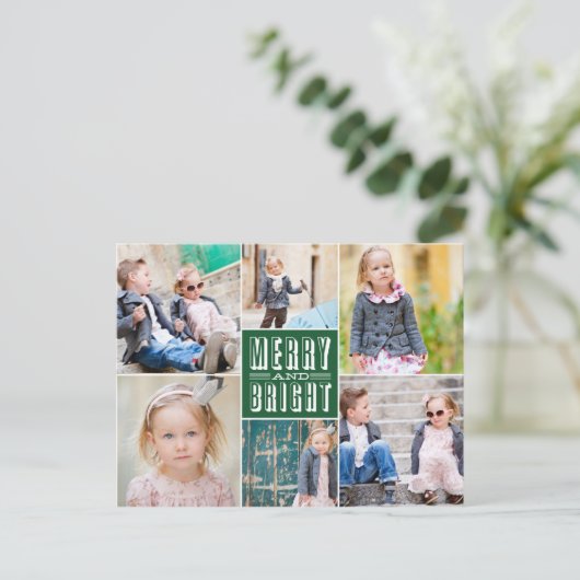 HET ZO RETRO %PIPE% BRIEFKAART VAN DE VAKANTIE (Staand voorkant)