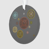 Het Zodiac Acryl Ornament (voorkant)