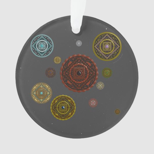Het Zodiac Acryl Ornament (voorkant)