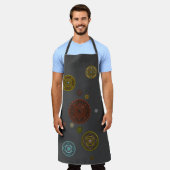 Het Zodiac Mandalas All-Over Print Schort (Gedragen)