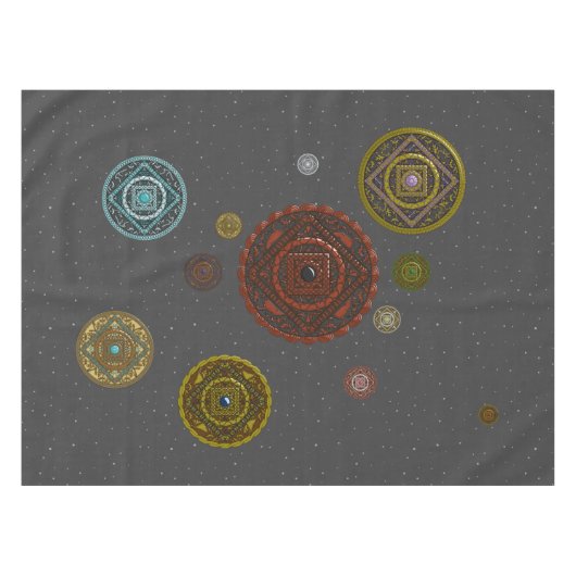 Het Zodiac tafelkleed (Voorkant (Horizontaal))