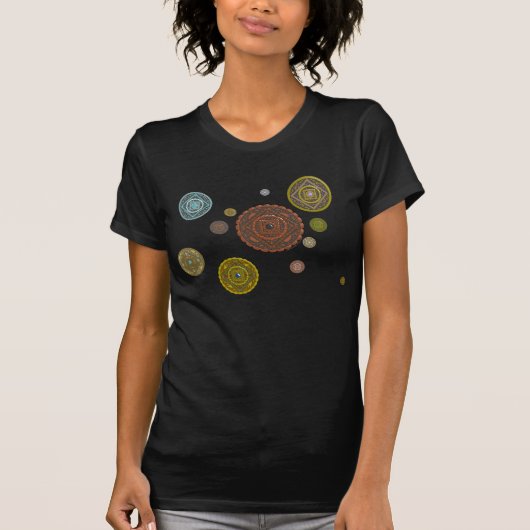 Het Zodiac Vrouwen Donkere T-Shirt (Voorkant)