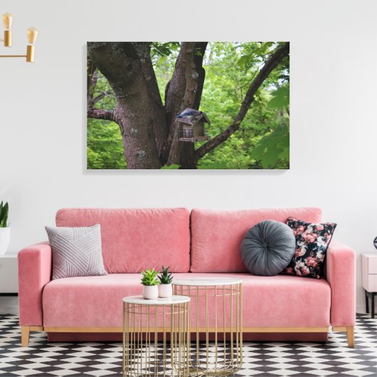 Het zoeken van een Te eten Beet Canvas Afdruk (Insitu (Woonkamer))