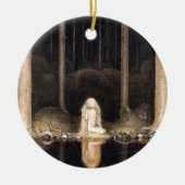 Het zoeken van haar Sprookje van de Fantasie van Keramisch Ornament (Voorkant)