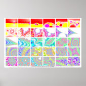 Het zoemen in Fractal van de Methode van een Newto Poster (Voorkant)