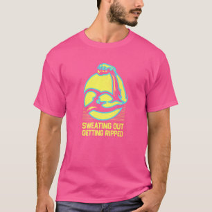 Het zoemen uit het krijgen van geknipte Gym Ath va T-shirt