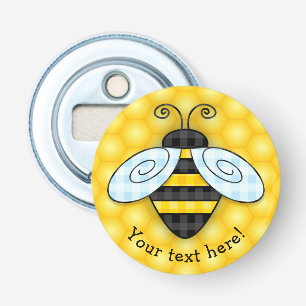 Het zoemende Pictogram van de Hommel en van de Button Flesopener