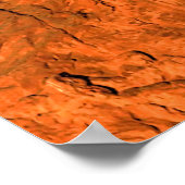 Het zoenen Camels Rock Formatie met Full Moon Poster (Hoek)