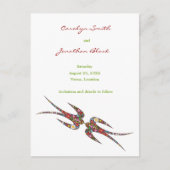 Het zoenen de Vlentevloeren van de Zwauw sparen de Aankondigingskaart (Voorkant)