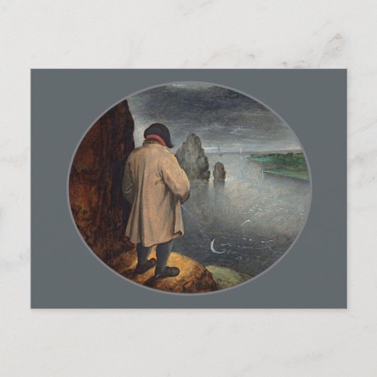 Het zoenen op de maan briefkaart (Voorkant)