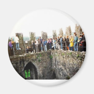 Het zoenen van de Blarney Srone Magneet