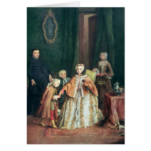 Het zoenen van de hand (Voorkant)