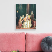 Het zoenen van de hand canvas afdruk (Insitu (Woonkamer))