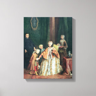 Het zoenen van de hand canvas afdruk