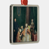 Het zoenen van de hand metalen ornament (Rechts)
