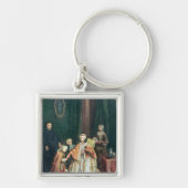 Het zoenen van de hand sleutelhanger (Voorkant)