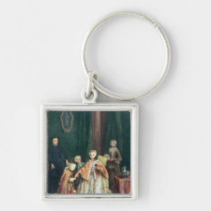 Het zoenen van de hand sleutelhanger