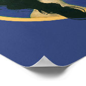 Het zoenen van de maan poster (Hoek)