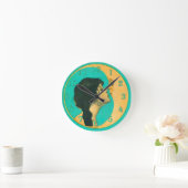 Het zoenen van de maan ronde klok (Huis)