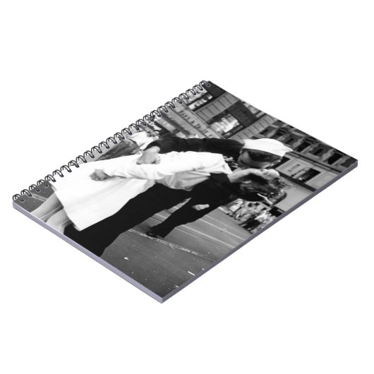 Het zoenen van de oorlog Vaarwel op Times Square Notitieboek (Linkerzijde)