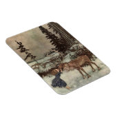 Het zoenen van een rendiersnoer magneet (Rechterzijde)