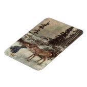 Het zoenen van een rendiersnoer magneet (Linkerzijde)