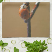 Het zoenen van Ladybugs op een draadhek dicht bij  Theedoek (Gevouwen)