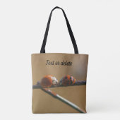 Het zoenen van Ladybugs op een gepersonaliseerd dr Tote Bag (Achterkant)
