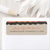 Het zoenen van viskoralen Beach Whimsical Cute Wed Etiket (Insitu)