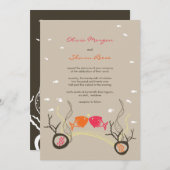 Het zoenen van viskoralen Beach Whimsical Cute Wed Kaart (Voorkant / Achterkant)