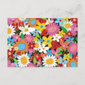 Het zoenen Zwallows Spring Flowers Weddenschappen  Informatiekaartje (Achterkant)