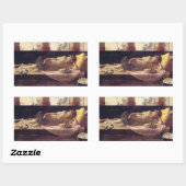 Het zoet van niets doen (Dolce verre Niente) Rechthoekige Sticker (Vel)